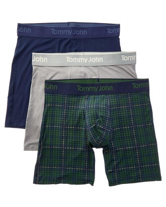 Tommy John Set Of 3 Second Skin 6In Boxer Brief