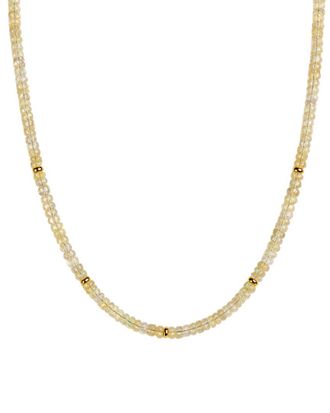 Jewelmak 14K 33.00 Ct. Tw. Ethiopian Opal Necklace