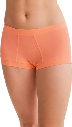 Fleur't Boxer Shorts in Papaya Rib at Nordstrom, Size X-Large
