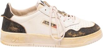Autry Medalist Low Super Vintage - Heren - Sneakers - Wit - 42 EU - Katoen - Schoenen