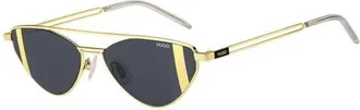 HUGO BOSS HG 1144/S 0001 7Y Yellow Gold/Gold Decor