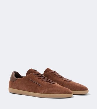 Ermenegildo Zegna 232 suede sneakers