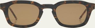 Thom Browne Mens Acetate Rectangle Sunglasses