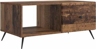 vidaXL Mesa De Caf&eacute; Madera Envejecida 90 X 50 X 40 Cm Vidaxl