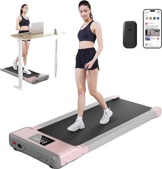 OEM Cinta De Correr Walking Pad, Dise&ntilde;o Compacto, Funcionamiento Silencioso, Color Rosa