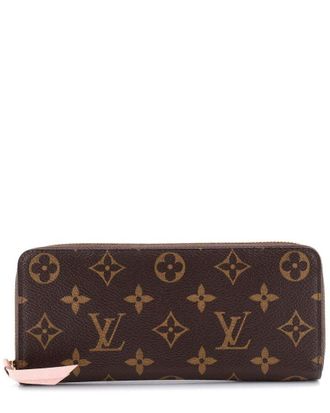 Louis Vuitton Clemence Wallet Monogram Canvas (Authentic Pre-Loved)