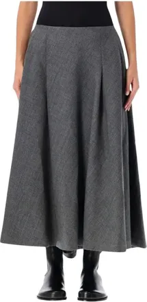 Ami Falda Maxi - Skirts - Mujer - Gris - S