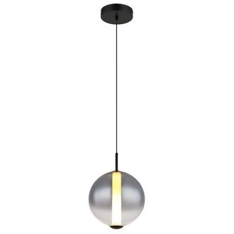Globo Lighting Globo - L&aacute;mpara Colgante - Lacy - Negro - Vidrio - &Oslash; 25cm - Led