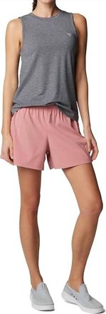 Columbia Performance Fishing Gear Uncharted Shorts In Sandalwood Pink