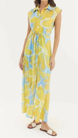 Hutch Layton Dress In Watercolor Gardenia