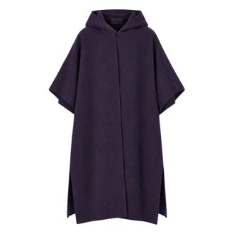 Liviana Conti Scott Cape - Dames - Jassen - Paars - Maat: M Wol