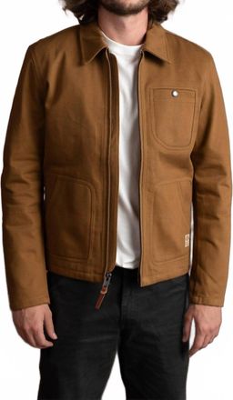 Iron And Resin Mens Pioneer Jacket In Tan