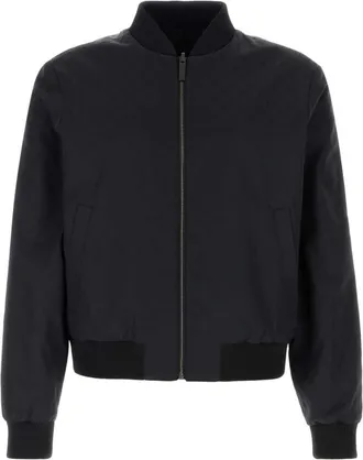 Gucci Black Mock Collar Jacket