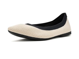 Allbirds Breezer Point Womens Shoes Warm White (Natural Black Sole) : 10.5 B - Medium, Polyester