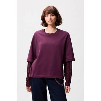 Catwalk Junkie top donkerrood