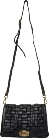 Campomaggi Shoulder Bag With Distinctive Woven Leather Design