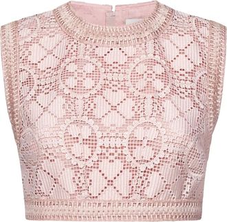 Giambattista Valli Top alluncinetto - Rosa