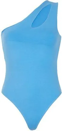 8 by YOOX JERSEY ONE-SHOULDER CUT OUT BODYSUIT