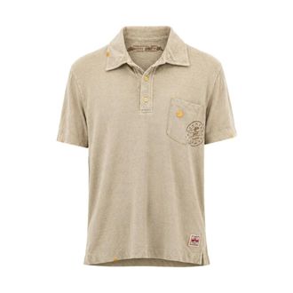 Bob Bob, Polo Shirts, male, Beige, Size: 2XL Short Sleeve Polo