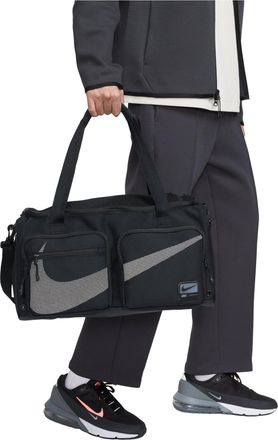 Nike Utility Power 2.0 Duffel Bag 31L Black Dark Smoke Grey HF0654-010