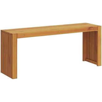 vidaXL Garden Bench Brown 110 x 30 x 45 cm Solid teak wood vidaXL
