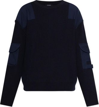 Balmain Hombre, Jerseys, Azul, Talla: XL