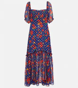 【Rixo】 Racquelフローラル maxiドレス Maxi Dresses | Long & Silk Maxi Dresses – RIXO USA ⋆
