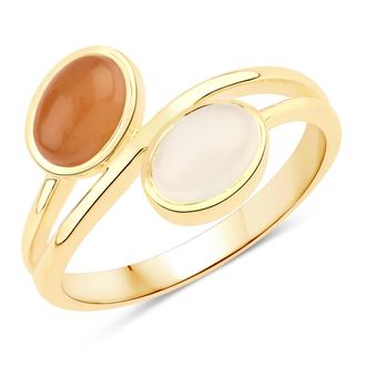 Rafaela Donata Womens Khushi Female Sterling Silver Ring - Gold - Size S