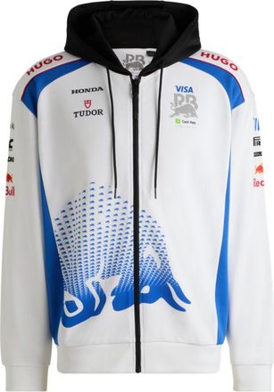 HUGO BOSS x VCARB zip-up fanwear hoodie with bull motif