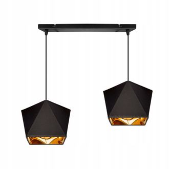 OEM L&aacute;mpara Colgante De Techo Led Con Centro Dorado De Diamante