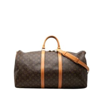 Louis Vuitton Pre-owned Keepall Bandouliere 55 - unisex - Louis Vuitton Vintage - Vintage Weekend Bags - Brown - ONE SIZE - Pre-owned