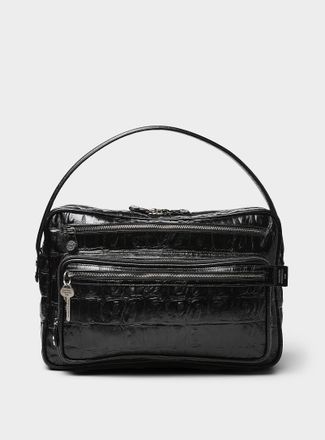 Acne Studios Mens Camero faux-croc leather purse