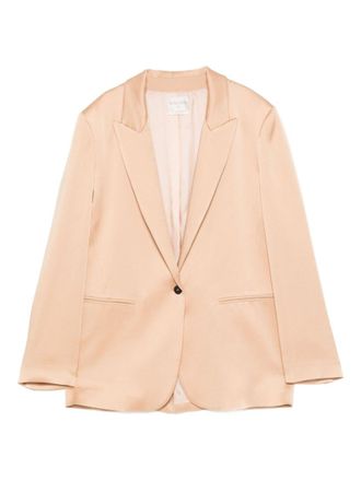 Forte_Forte Beige Single-breasted Blazer