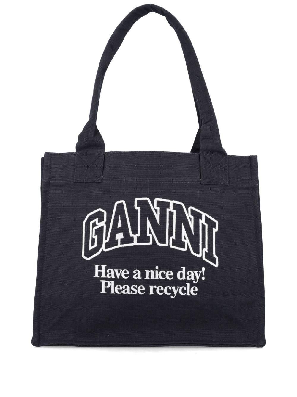 Ganni Organic Cotton Large Tote Bag from $203.00 - on Stylight