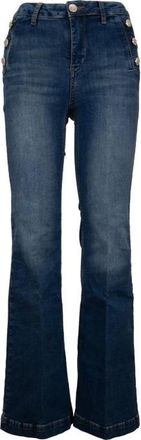 Liu Jo Dames, Jeans, Blauw, Maat: W30 Katoen