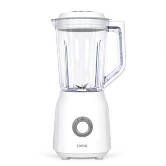 Livoo Livoo - Licuadora 1,5 L - 600 W - 22.000 Vueltas/min - 2 Velocidades - Turbo Blanco