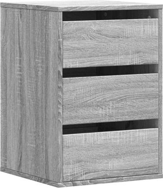 vidaXL Corner Chest of Drawers Grey Sonoma 40x41x58 cm Engineered Wood vidaXL