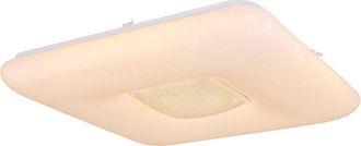 Globo Lighting Plaf&oacute;n - Trystan - Blanco - Metal - Led - 48409-48rgbsh