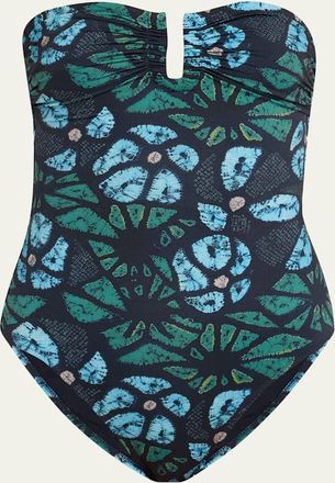 Ulla Johnson Monterey Bandeau One-Piece Swimsuit