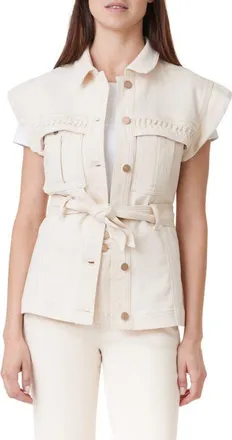 Habitual Strong Shoulder Vest in Stone at Nordstrom, Size X-Large