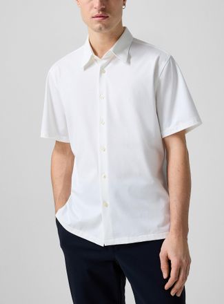 Theory Mens Irving structure knit shirt