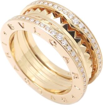 Bulgari B.Zero1 Pink Gold (18K) Band Ring (Pre-Owned)