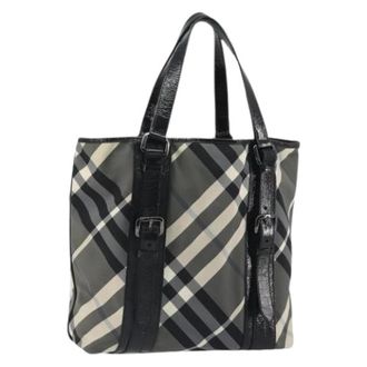 Burberry Pre-owned Vintage Tote Bag - Dames - Vintage Handtas - Zwart - ONE Size - Leer - Vintage