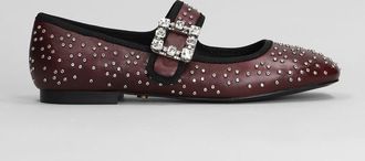 Gold & Rouge Bibalo Ballet Flats