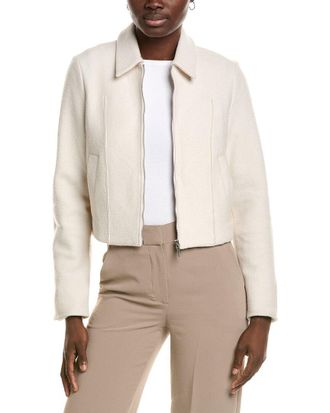 Marc Cain Solid Wool Jacket