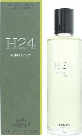 Herm&egrave;s Mens Paris H24 Herbes Vives Eau De Parfum 200ml Refill - Green - One Size