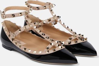 Valentino Garavani Rockstud leather ballet flats