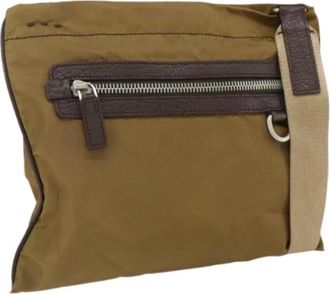 Prada Pre-owned Cross Body Bags, female, Beige, Size: ONE SIZE Pre-owned Vintage Cross Body Bag