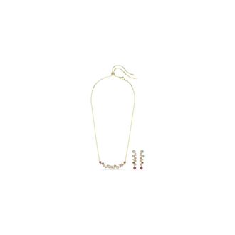 Swarovski Accessoires, Dames, Geel, ONE Size, Constella Kristallen Halsketting Set