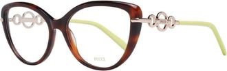 Pucci Bruine Cat Eye Optische Monturen - Dames - Brillen - Bruin - ONE Size - Accessoires